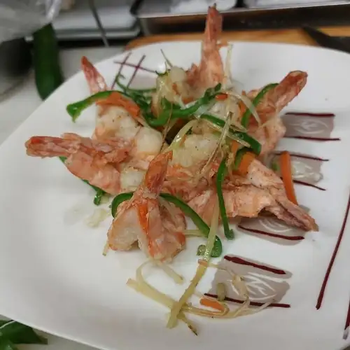 ブラックタイガーネギ胡椒揚げ(5匹)