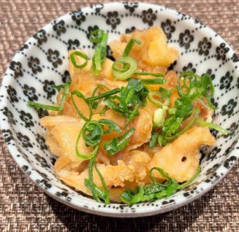 カリカリ鶏皮ポン酢