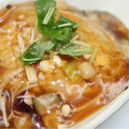 一寸特製!!あんかけ炒飯