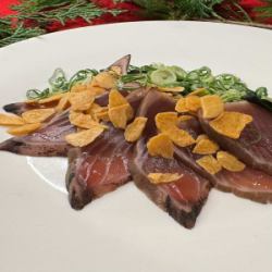 カツオの藁焼き