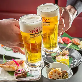 《平日限定！10名以上限定》2時間飲み放題付『山麓コース』海鮮カルパッチョ、赤富士巻きなど7品