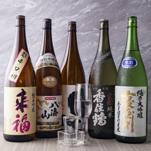 こだわりの日本酒◎