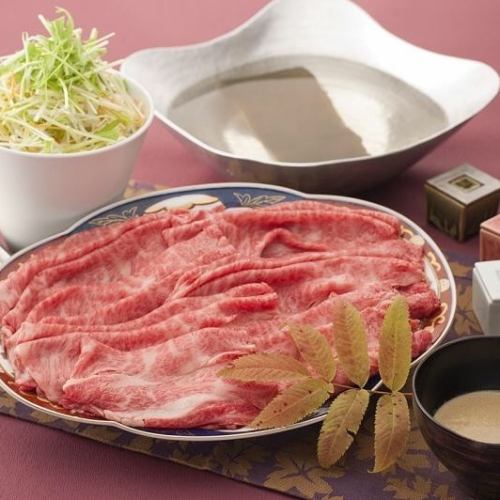 Exquisite Hirai beef shabu-shabu