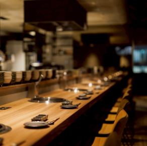 ２名様専用カウンター【高槻/高槻市/焼肉/高槻駅/高槻駅/食べ飲み放題/高槻市駅/高槻市駅居酒屋/ランチ/高槻 焼肉/食べ放題/牛角/あたぼうや/女子会/送別会/歓迎会】