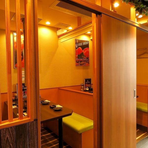 [Private room for exclusive use] We also recommend using a date ♪♪ We will entertain our customers in a calm atmosphere ♪♪ The spacious space of Tenryu creates a feeling that time flows slowly ♪ Our proud meat while talking slowly on a date (Shinjuku / Yakiniku / Private room / All-you-can-eat / Banquet / Charter / Date / Entertainment)