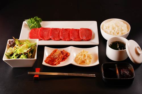[Yakimono Tenryu] Calvi set meal 100g