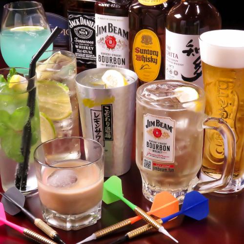 We have various types of alcohol available◎