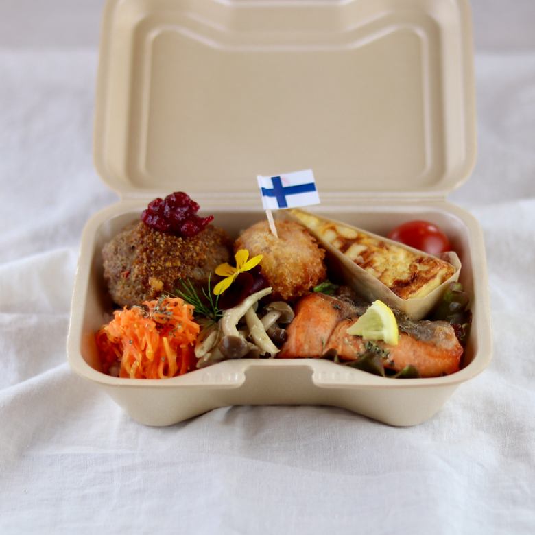 很好的斯堪的納維亞午餐盒