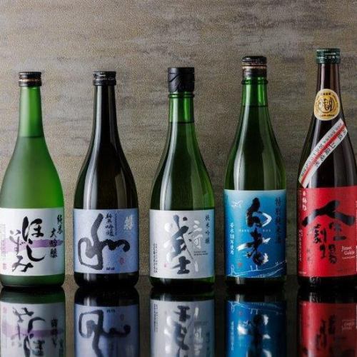 [Carefully selected sake] We also have a wide selection of sake from Aichi Prefecture.