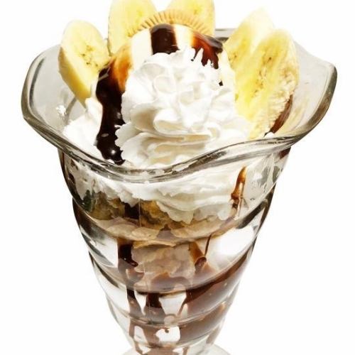 Chocolate banana parfait