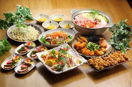 ◇8 dishes in total! 2 all-you-can-drink included◇ [4000 yen value course]