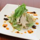 白鶏とザーサイのサラダ