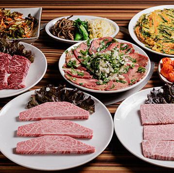 自慢の焼肉と韓国料理を欲張りに楽しむコース各種◎