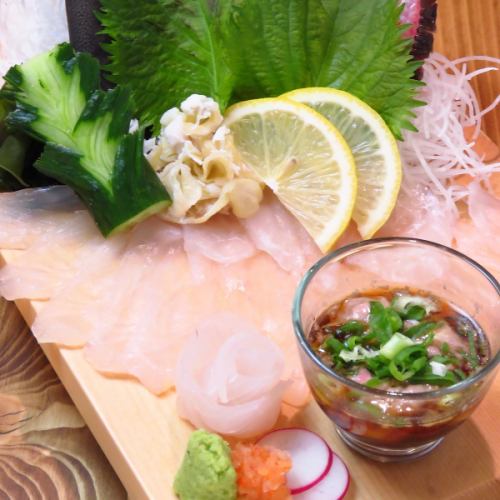 [Uses live fish] Ikizukuri with outstanding freshness