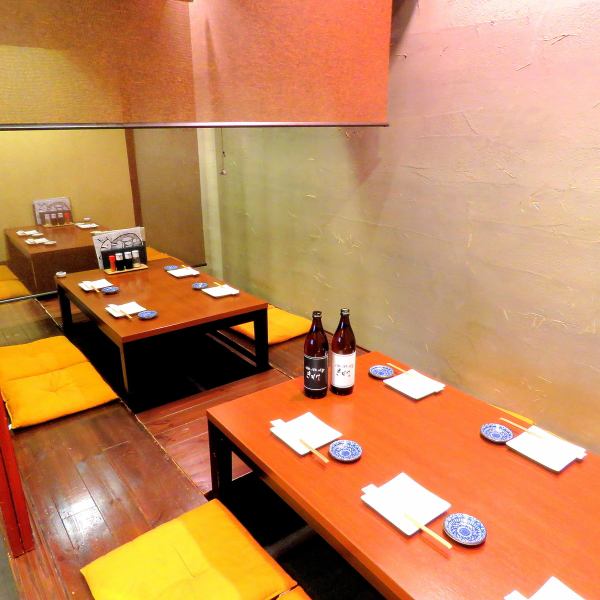 Ideal for drinking parties, company banquets, and entertainments. The menu includes classic dishes such as meat dishes and fresh sashimi, as well as local dishes such as horse sashimi and motsunabe.Use a small number of people in a semi-private room with partitions.