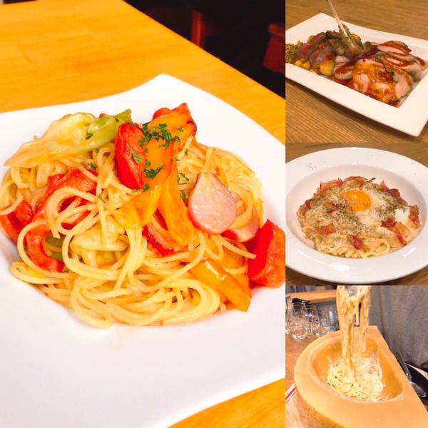 Various alcoholic beverages / various dishes ♪ Grilled lobster and shellfish with spices 1980 yen / exquisite ◎ Rich carbonara 1200 yen