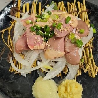 鶏のハツ刺し