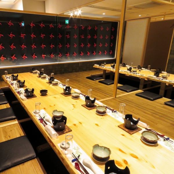 少人数～大人数まで宴会OK！最大78名様までの大空間で個室宴会が愉しめます！会社宴会・学生飲み会・法事・慶事など幅広いお集まり時に利用できるお店です！