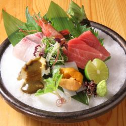 什錦生魚片