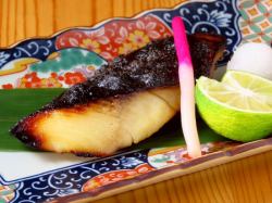 Silver cod marinated in Saikyo sauce