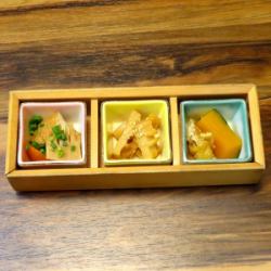 本日のおばんざい3種盛