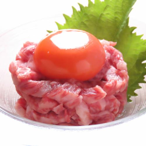 【保健所許可】つるうし特製生ユッケ