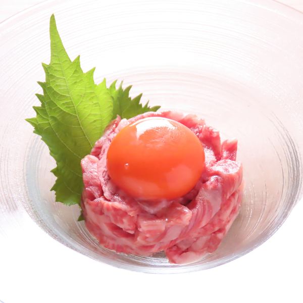 【絶品おすすめメニュー】つるうし特製生ユッケ