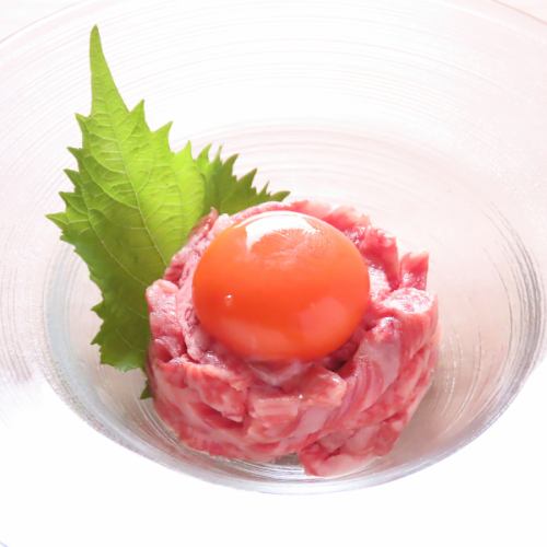 【絶品おすすめメニュー】つるうし特製生ユッケ