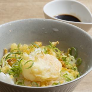 Soft-boiled egg tempura TKG