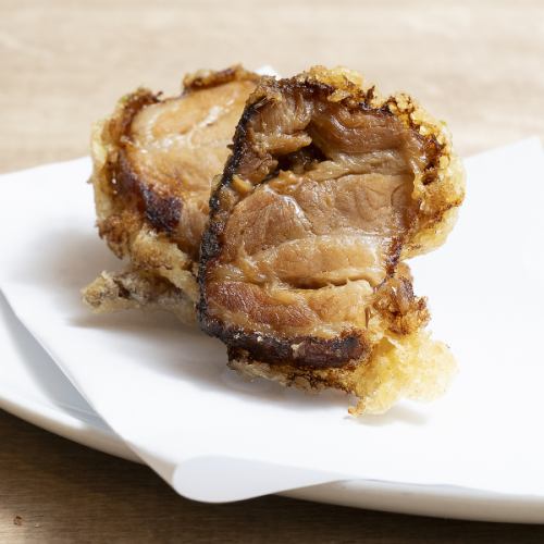 Braised pork belly tempura