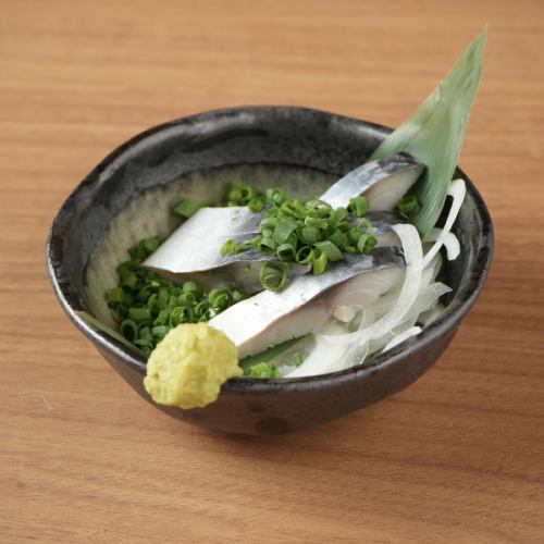 炙りしめ鯖ねぎまみれ