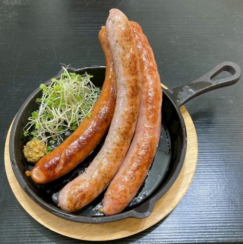 3種のグリルソーセージ