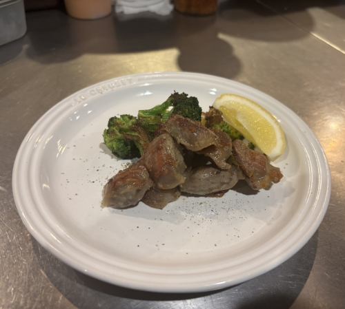 鶏の砂肝コンフィ