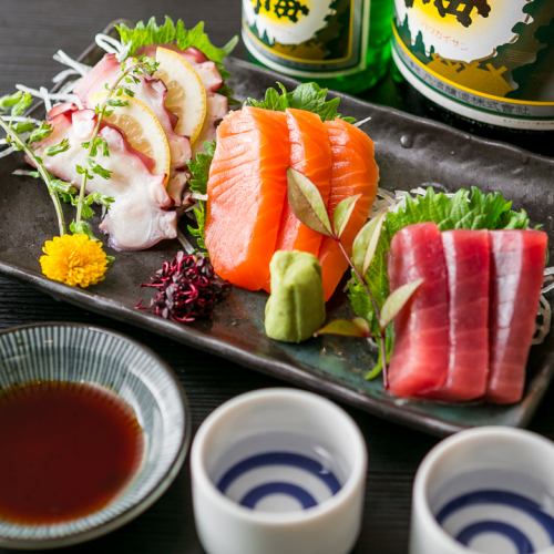 【自慢の海鮮★】豊洲市場で朝〆された新鮮な海の幸をご提供!!本当に美味しい海鮮料理をぜひご堪能あれ♪