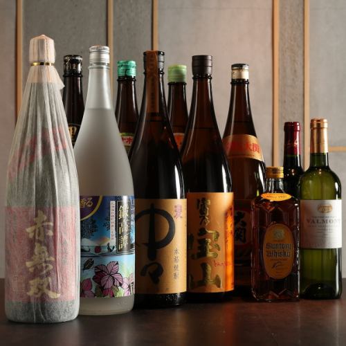 お酒の種類も豊富にご用意