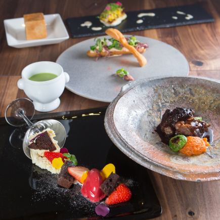 [Special course where you can enjoy a wide variety of exquisite dishes] Course C ≪10 dishes in total≫