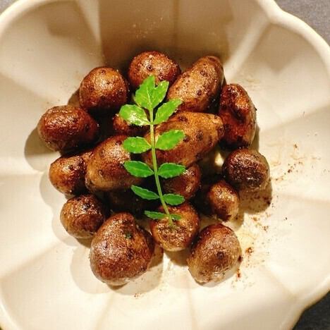 秋の味覚！むかごバター焼き