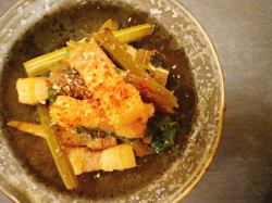 若ごぼうと干し豚バラの甘辛煮