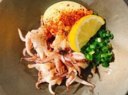 いか下足塩焼き