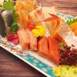 ◎Assortment of live fish sashimi