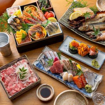 《All-you-can-drink sake included》Wosh serious course! 8,500 yen Carefully selected ingredients!