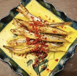 自家製きびなごのオイルサーディン