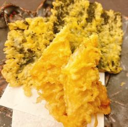 花魁カレイ明太天ぷら