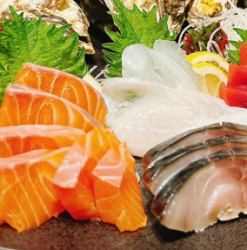 Assortment of 3 sashimi