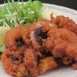 Deep-fried octopus