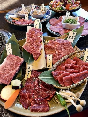 豊富なコース料理
