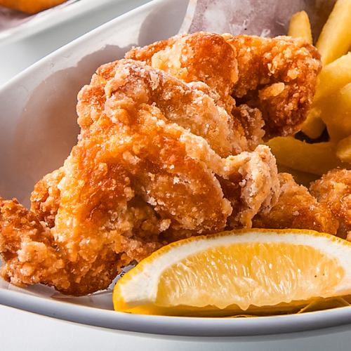 Deep fried chicken thighs