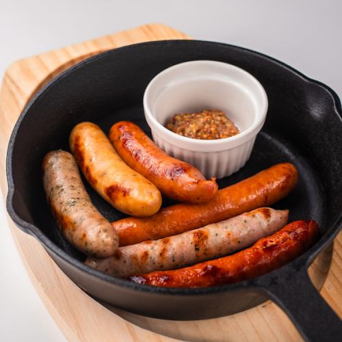 Assorted sausage
