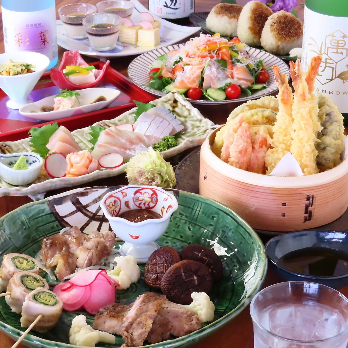 様々なお店で修行を積んだ店主によるこだわりの天ぷら料理♪