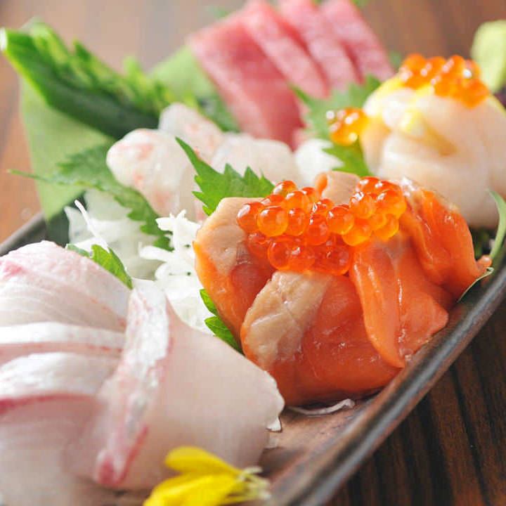 Assortment of 5 Kinds of Fresh Fish